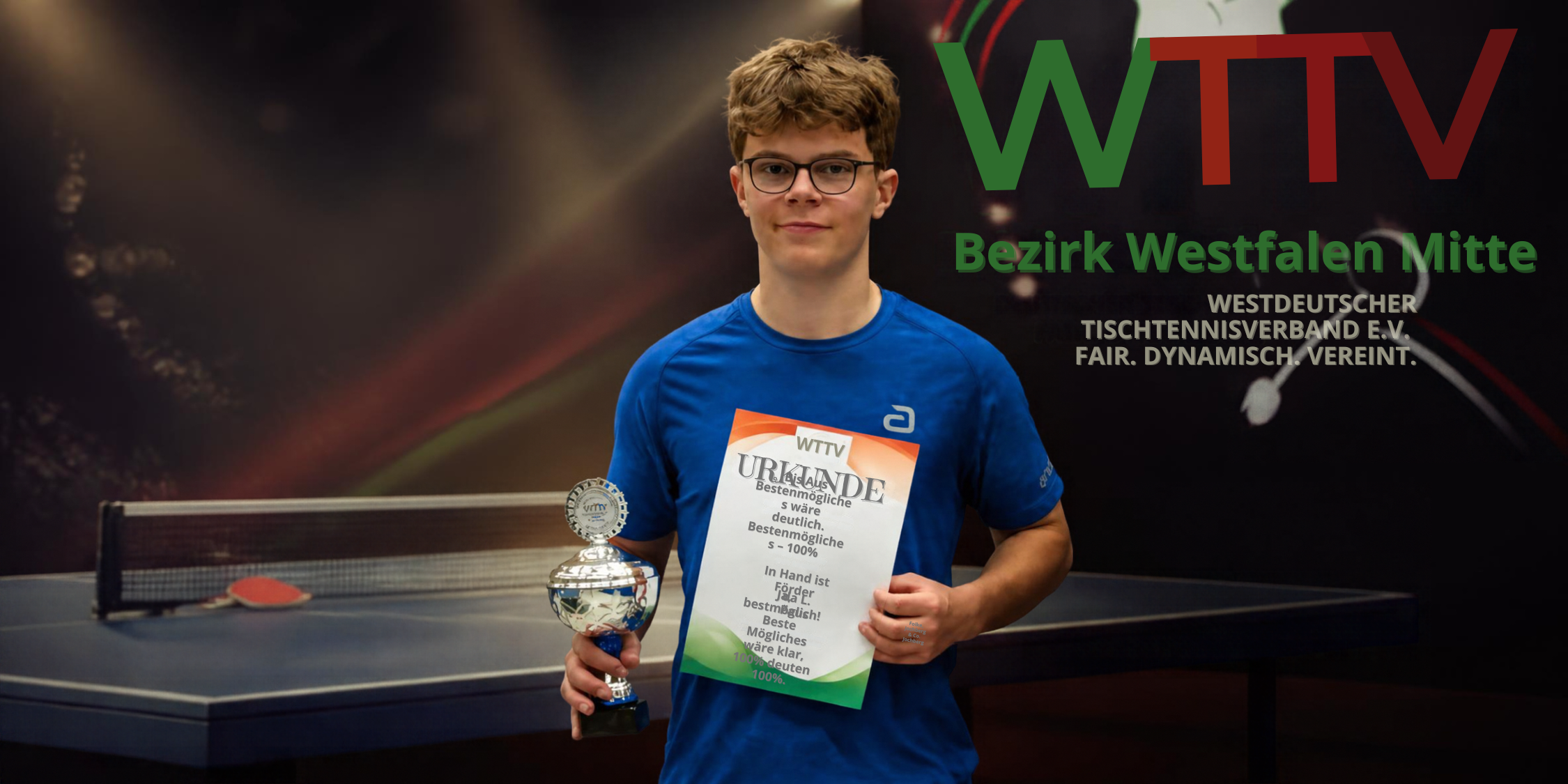 Robin Schieven gewinnt Bezirksmeisterschaften